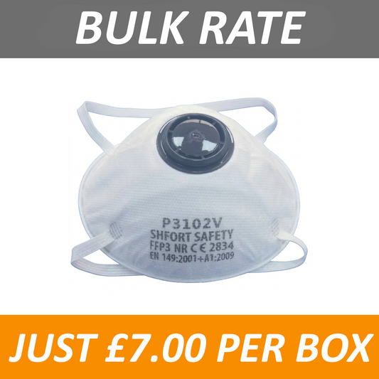 BULK BUY FFP3 Valved Dust Masks 300 pack