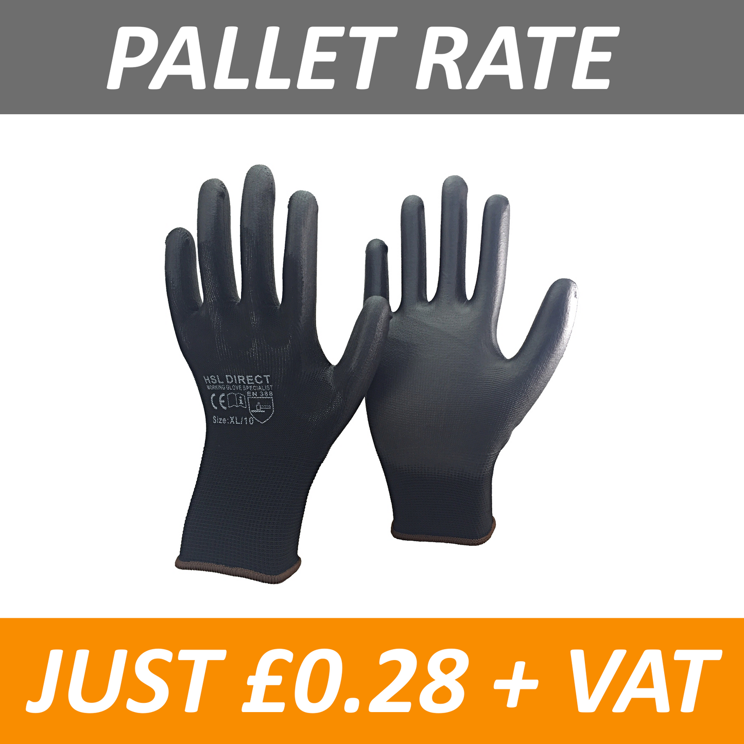 PALLET of PU Coated Gloves