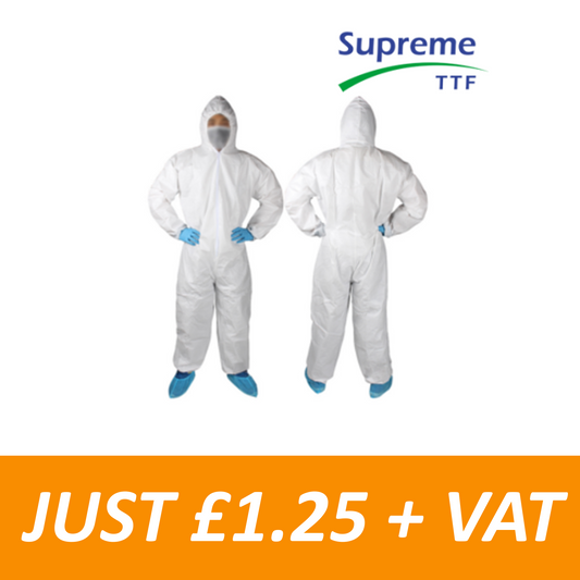 Disposable Coveralls 30gsm WHITE