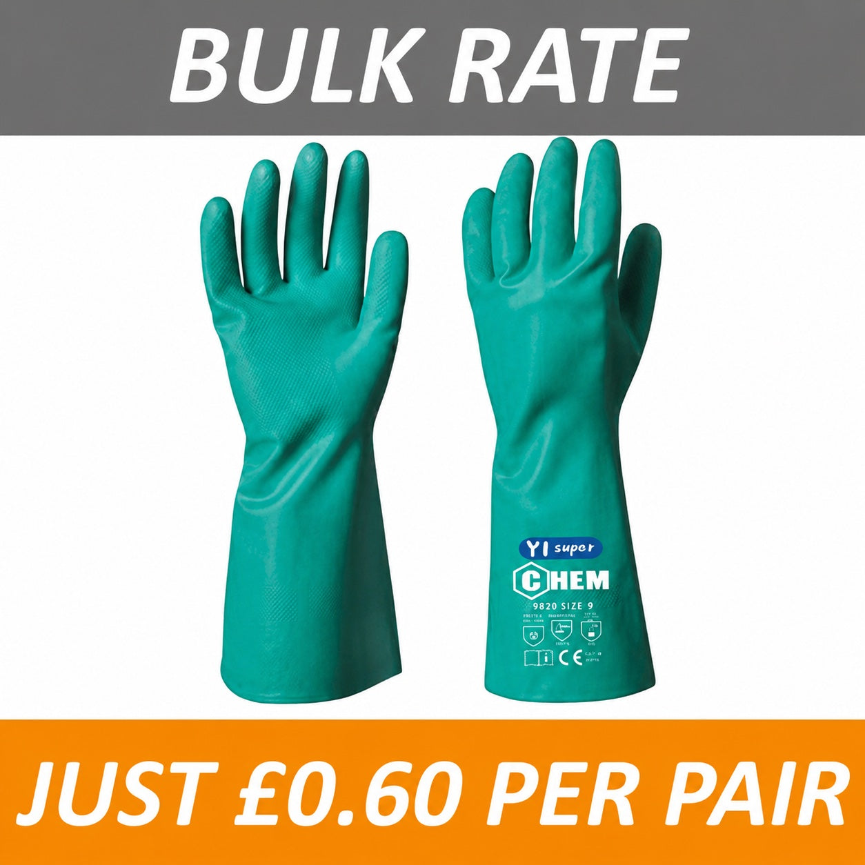 BULK BUY Chemical Gauntlet - 120 Pairs