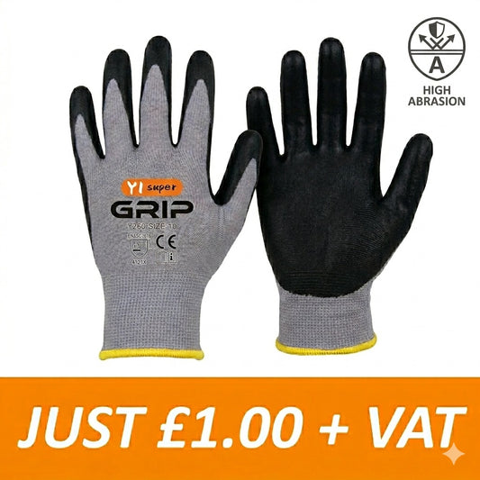 Super Flex Nitrile Grip Gloves